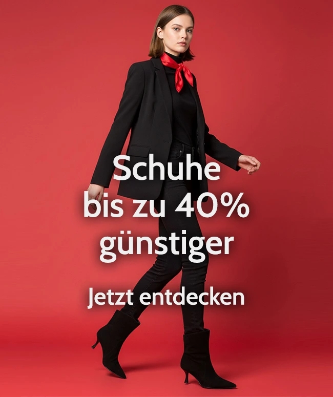 Schuhe bis zu 40% günstiger